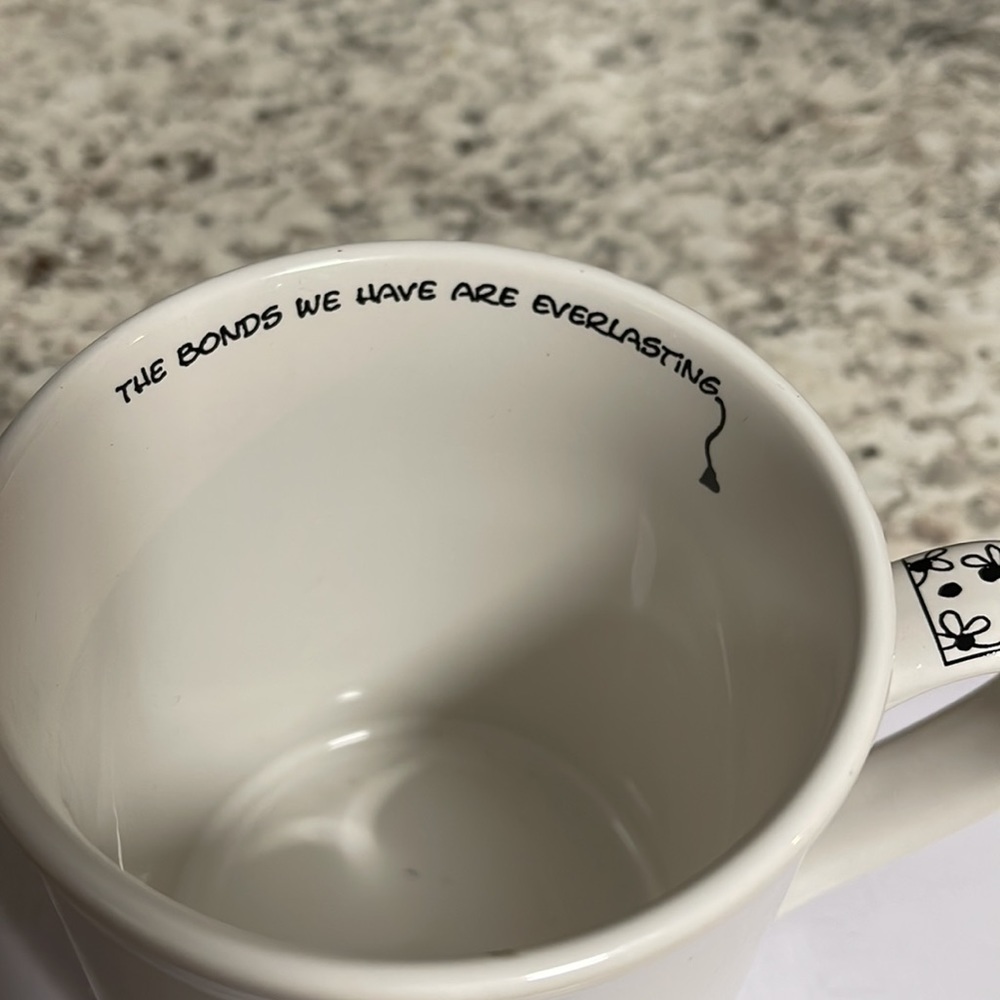Maid of honor mug with 3D people and heart - Picture 4 of 5